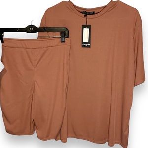 7. NWT Nasty Gal Blush Pink 2 Piece Set